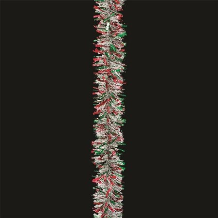 HOLIDAY TRIMS Garland Snow/Red/Green Deluxe 3583433